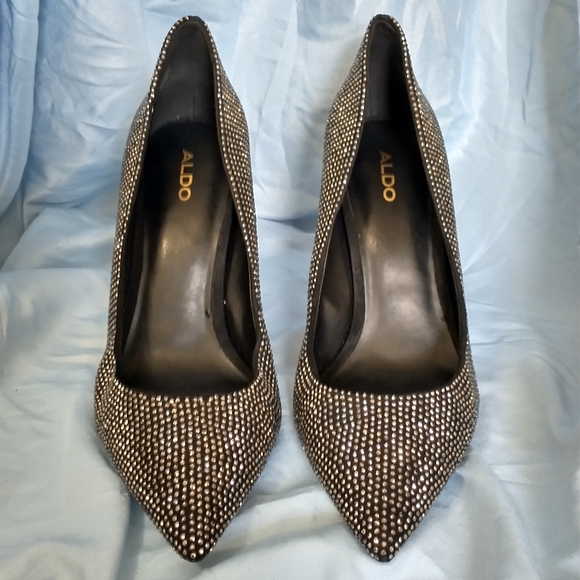 ALDO Steesy Crystal Embellished Pointed Pumps - Picture 6 of 12